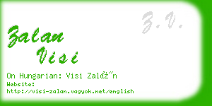 zalan visi business card